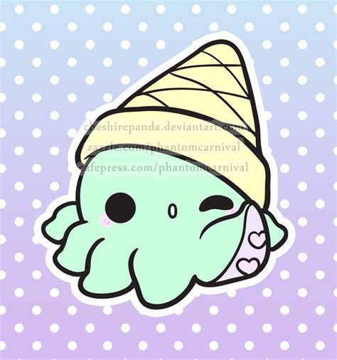 .:Octi-cream:. by PhantomCarnival on DeviantArt | Kawaii doodles, Cute ...