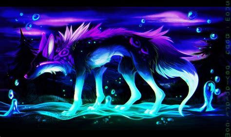 Neon Wolf Wallpapers - Top Free Neon Wolf Backgrounds - WallpaperAccess