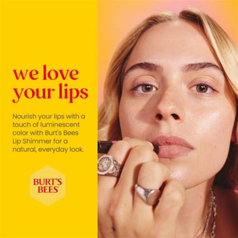 Burt's Bees Lip Shimmer 101 Peony, 1 ct - Kroger