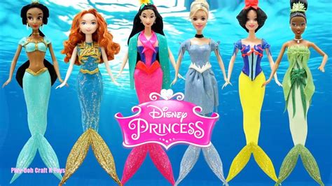 Play Doh Mermaid Costumes for Disney Princesses Compilation - p216.info