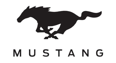 Ford Mustang Logo Black transparent PNG - StickPNG