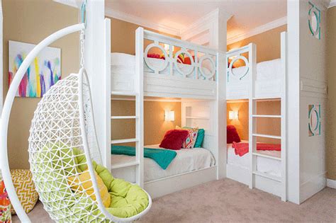 22 Cool Designs of Bunk Beds For Four | Home Design Lover #Beds # ...