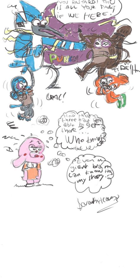 Regular show and gumball : the crossover by SeventhHeaven2 on DeviantArt