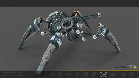 Spider Drone V6 by Iggy-design on DeviantArt