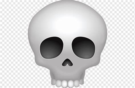 Skull And Crossbones Emoji - Skull Skull And Crossbones Creepy Scare Horror Skull Png Image ...