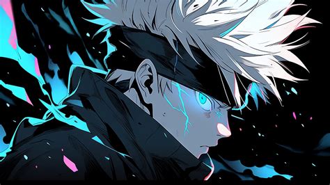 1920x1080 Resolution Satoru Gojo Acid Blue Eyes Jujutsu Kaisen 1080P ...