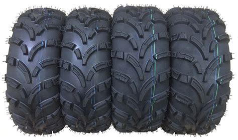 Set of 4 New WANDA ATV/UTV Tires 25x8-12 Front & 25x11-12 Rear /6PR P373 - 10243/10262 - Walmart.com