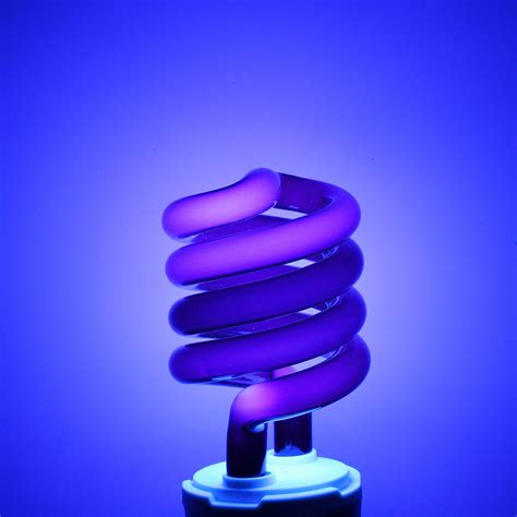 UV Ultraviolet Spiral Low Energy Saving CFL Light Bulb E27 Screw Black Light Bulb | Alexnld.com