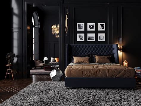 51 Beautiful Black Bedrooms With Images, Tips & Accessories To Help You Design Yours | Black ...