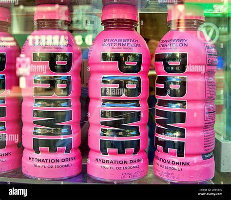 Prime Hydration Energy Drink by Logan Paul & KSI drink flavors Stock Photo - Alamy