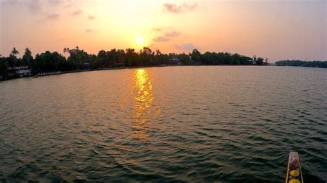 Sunset Cruise On Scenic Ashtamudi Lake Kollam, Kerala