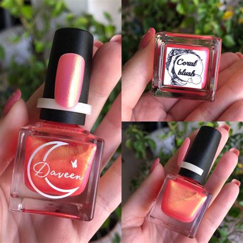 Coral Blush | Coral blush, Nail polish colors, Indie polish