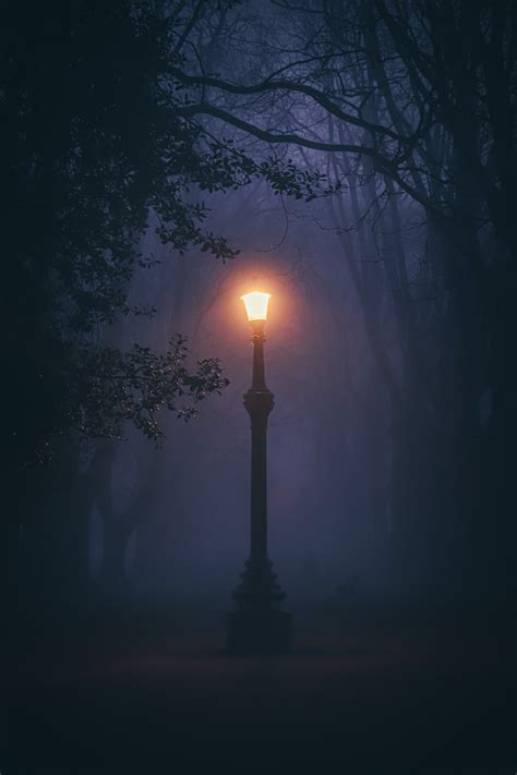 Lamp Post during the Night · Free Stock Photo