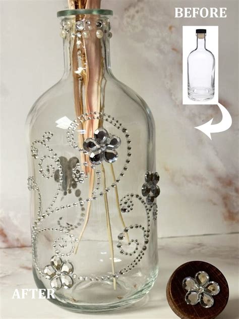 DIY Liquor Bottle Craft Project - Sabrinas Organizing