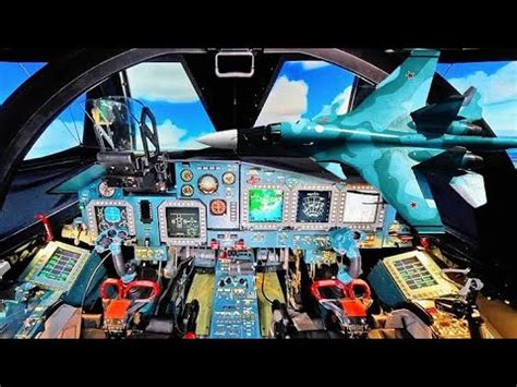 INSIDE Su-34! FLYING AND FIRING COMMANDS EXPLAINED! - YouTube