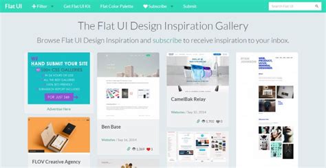 10 places to find Flat UI Design Inspiration - Super Dev Resources