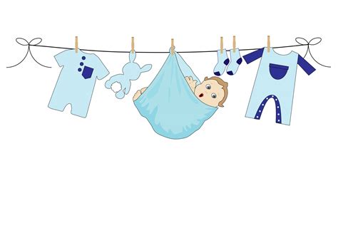 Baby Boy Clothes Line Free Stock Photo - Public Domain Pictures