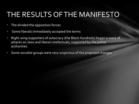 PPT - THE OCTOBER MANIFESTO PowerPoint Presentation, free download - ID:2090993