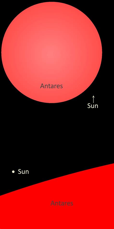 Antares Star Size