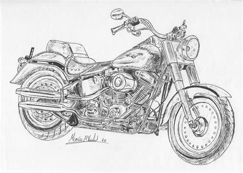 Motorcycle Sketches And Drawings