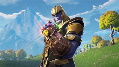 Thanos and the Infinity Gauntlet in Fortnite!