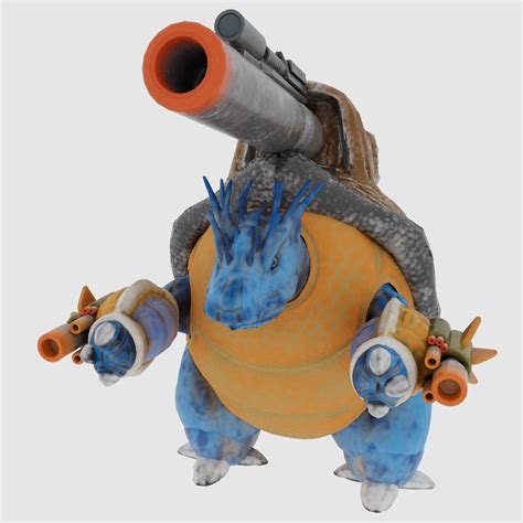 ArtStation - Mega Blastoise | Game Assets