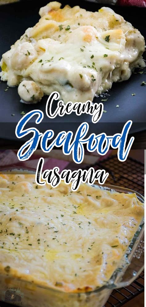 Seafood Lasagna with Old Bay Alfredo Sauce | Recipe | Easy lasagna recipe, Seafood lasagna ...