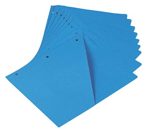 UNIVERSAL ONE Binder Pockets, Blue, 8 1/2 in x 11 in, 10 PK - 45GZ11|UNV61681 - Grainger