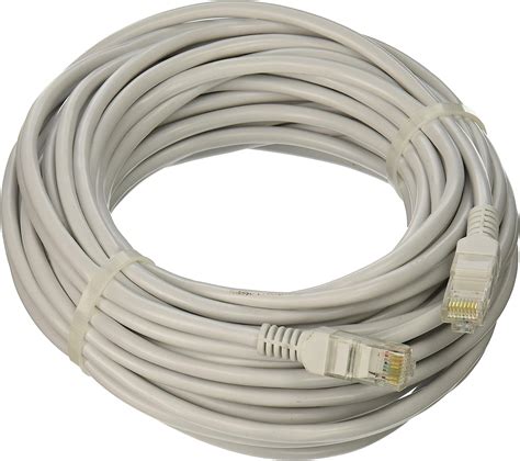 Amazon.com: C&E CAT5E-50FT(WHITE1) Patch Ethernet Network Cable 50 ...