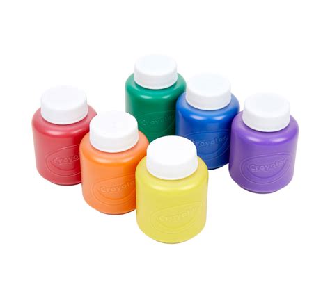 Washable Paints, 6 Count Paint Set | Crayola.com | Crayola