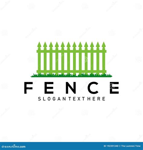 Fence Logo Design Vector Illustration | CartoonDealer.com #192391352