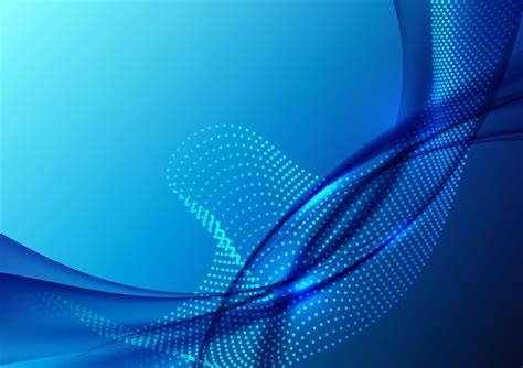 Blue color waves particle and geometric abstract background design. vector illustration 550052 ...