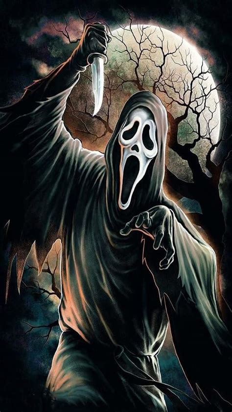 Ghostface Wallpaper Discover more Characters, Fictional, Ghostface, Identity, Kevin Williamson ...