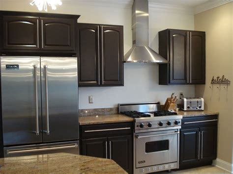 espresso cabinets | Interior design gallery, Kitchen, Refinishing cabinets