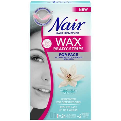 Nair Wax Ready Strips for Sensitive Skin with White Lily | Walmart Canada