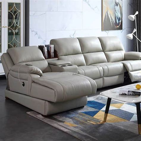 Leather Sofa With Chaise Lounge And Recliner at Gerardo Rogers blog