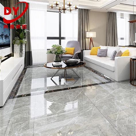 Grey Floor Tiles Living Room | Baci Living Room