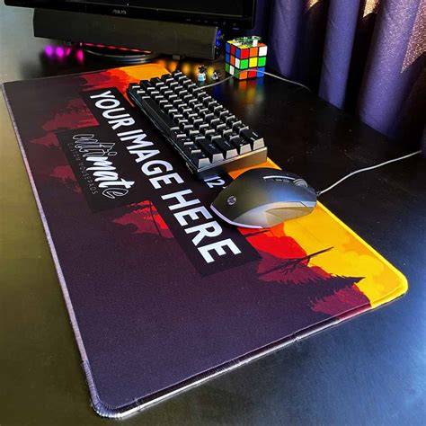 'Print your image' Large Custom Gaming Mouse Pad/Desk Mat – Ultimate ...