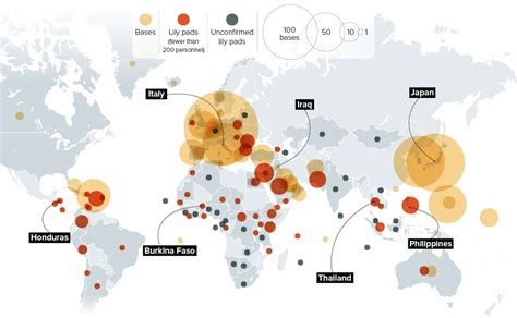 US Military Bases Around the World : r/MapPorn