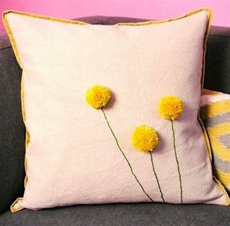 Home Decorating Ideas: Floral embroidered throw pillows