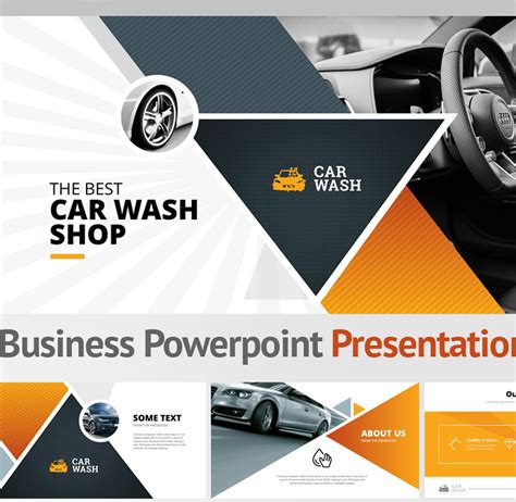 Car Wash PowerPoint Template #101200