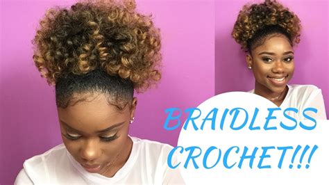 BRAIDLESS CROCHET - HIGH PUFF || Jamaican BOUNCE Crochet Braiding Hair [Video] - Black Hair ...