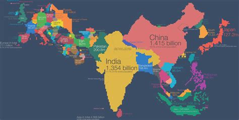 Map Of Europe And Asia With Countries - Cities And Towns Map