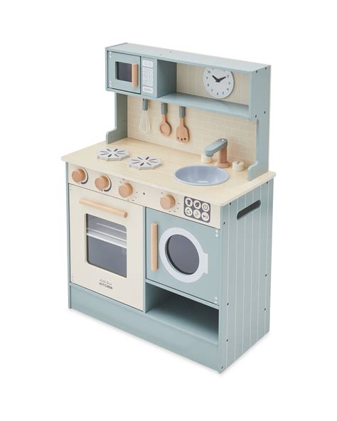 Little Town Green Wooden Toy Kitchen - ALDI UK