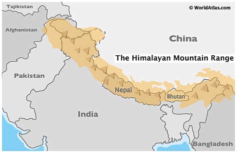 Map Of The Himalayas - Vinni Jessalin