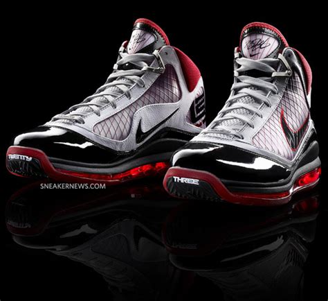 Nike Air Max LeBron VII - White - Black - Red - SneakerNews.com