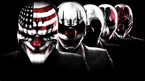 five Halloween masks video games Payday 2 #2K #wallpaper #hdwallpaper # ...