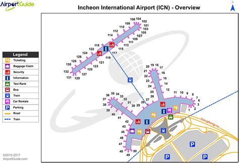 Seoul Incheon International Airport Terminal Map - Map Of Greece