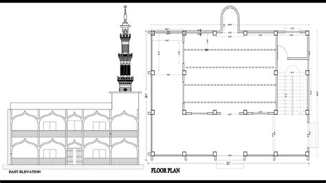 Mosque Floor Plan And Elevation | Viewfloor.co