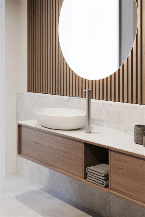 Wood paneling - 5 Reasons we love this new & chic trend for our bathroom space - Daily Dream Decor